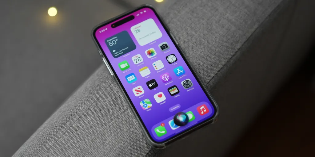 Siri su iPhone 15