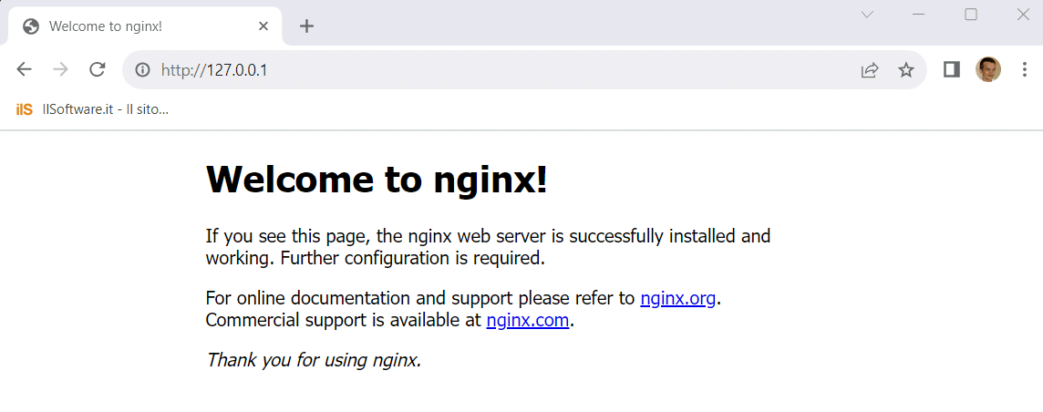Accesso a Nginx da rete locale con WSL