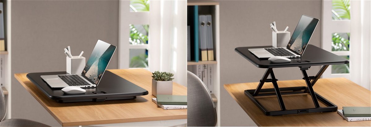 Sit Stand Desk converter Techly