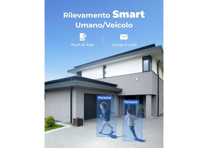 4 telecamere Reolink 4K con visione notturna al 34% di sconto
