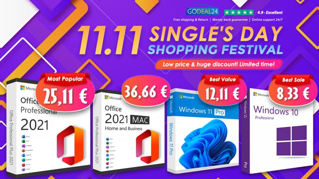 Sconti Godeal24 per l'11/11