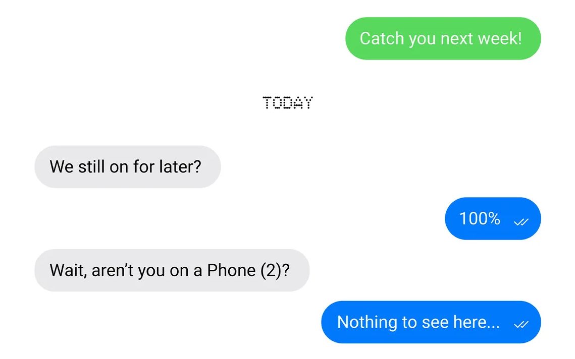 Nothing Chats - Bolle Blu