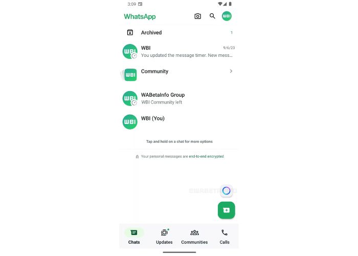 WhatsApp intelligenza artificiale icona aggiornamento 