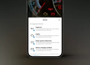Ricerca visiva iOS 17 - Simboli Auto