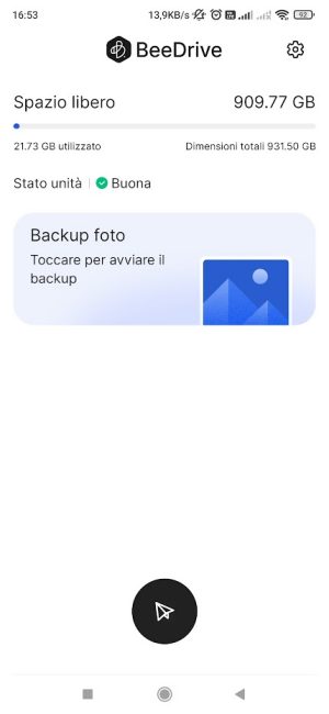 Salvare file da remoto su BeeDrive