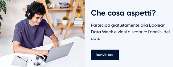 Boolean Data Week: iscriviti ora