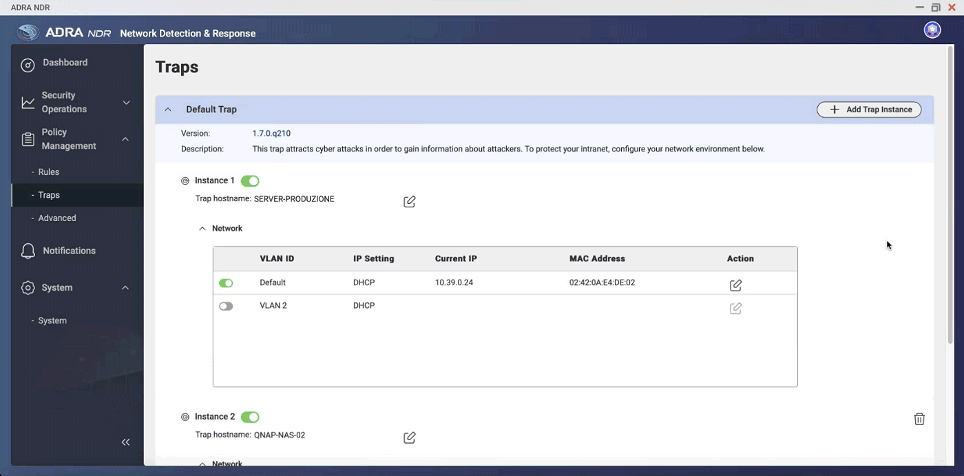 Honeypot o trappole create in rete locale