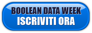Boolean Data Week: iscriviti ora Boolean Data Week: iscriviti ora