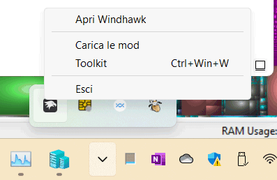 Chiusura Windhawk e rinozione programma