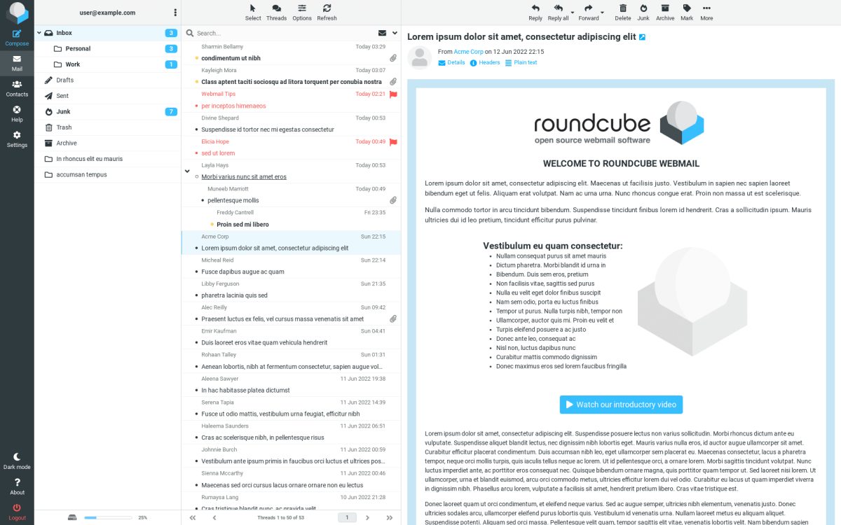 Roundcube: cos'è e l'alleanza con Nextcloud
