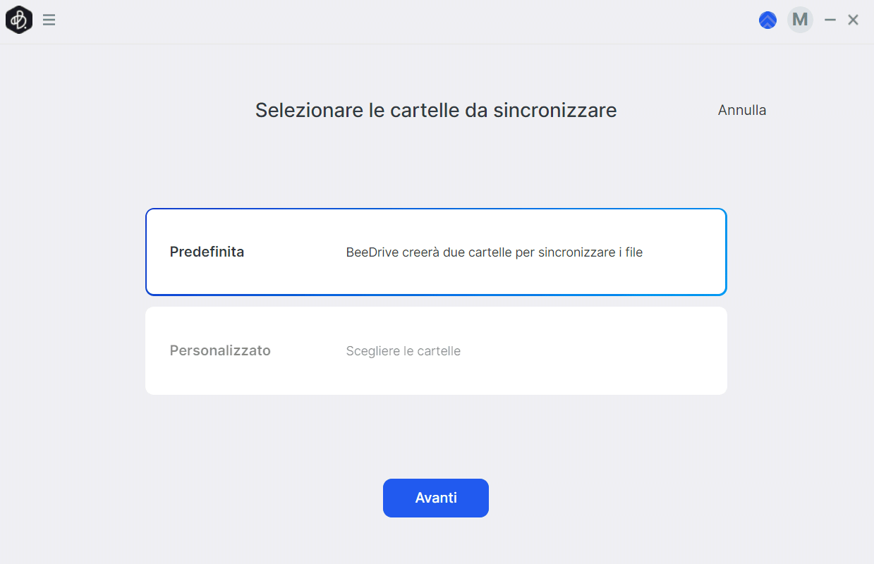 Sincronizzazione file con BeeDrive