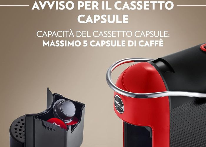 Lavazza A Modo Mio, macchina da caffè con 64 capsule in promo (-11%)