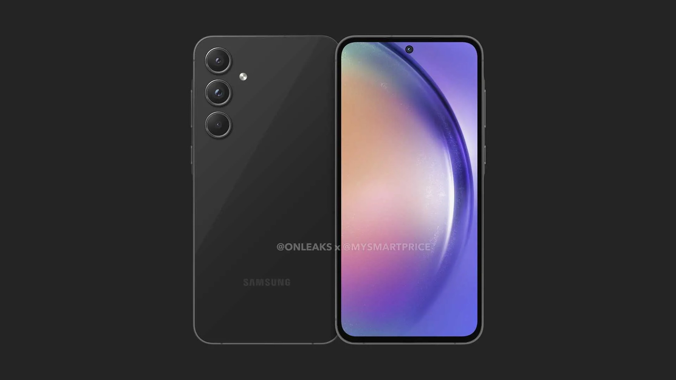 Samsung Galaxy A55 Render OnLeaks
