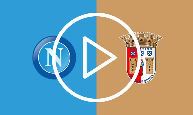 Napoli Braga streaming NOW TV