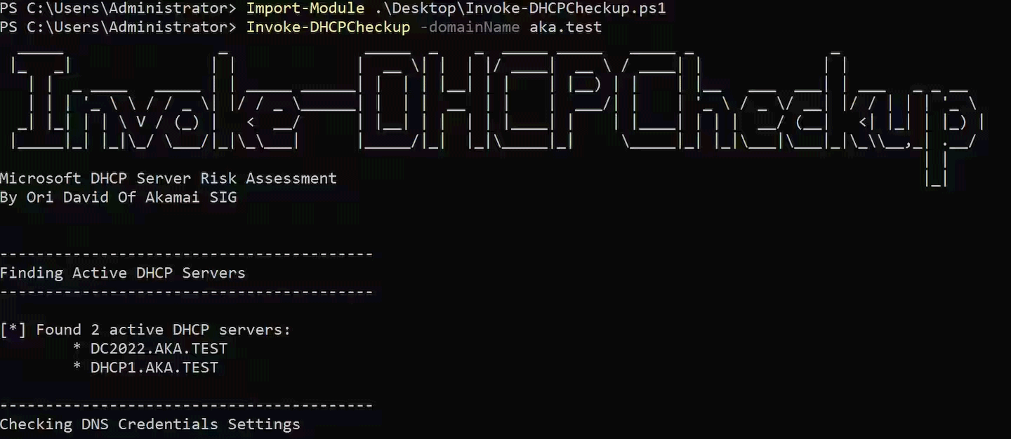 Test vulnerabilità DHCP server Microsoft