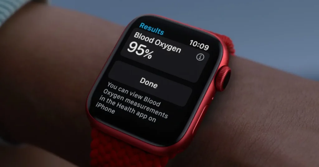 Apple Watch - Ossigeno sangue