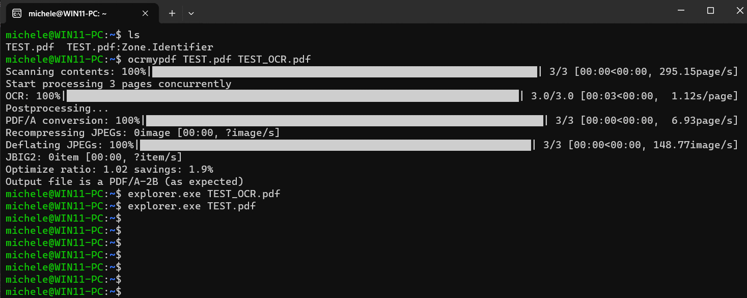 OCRmyPDF, OCR su PDF scannerizzati