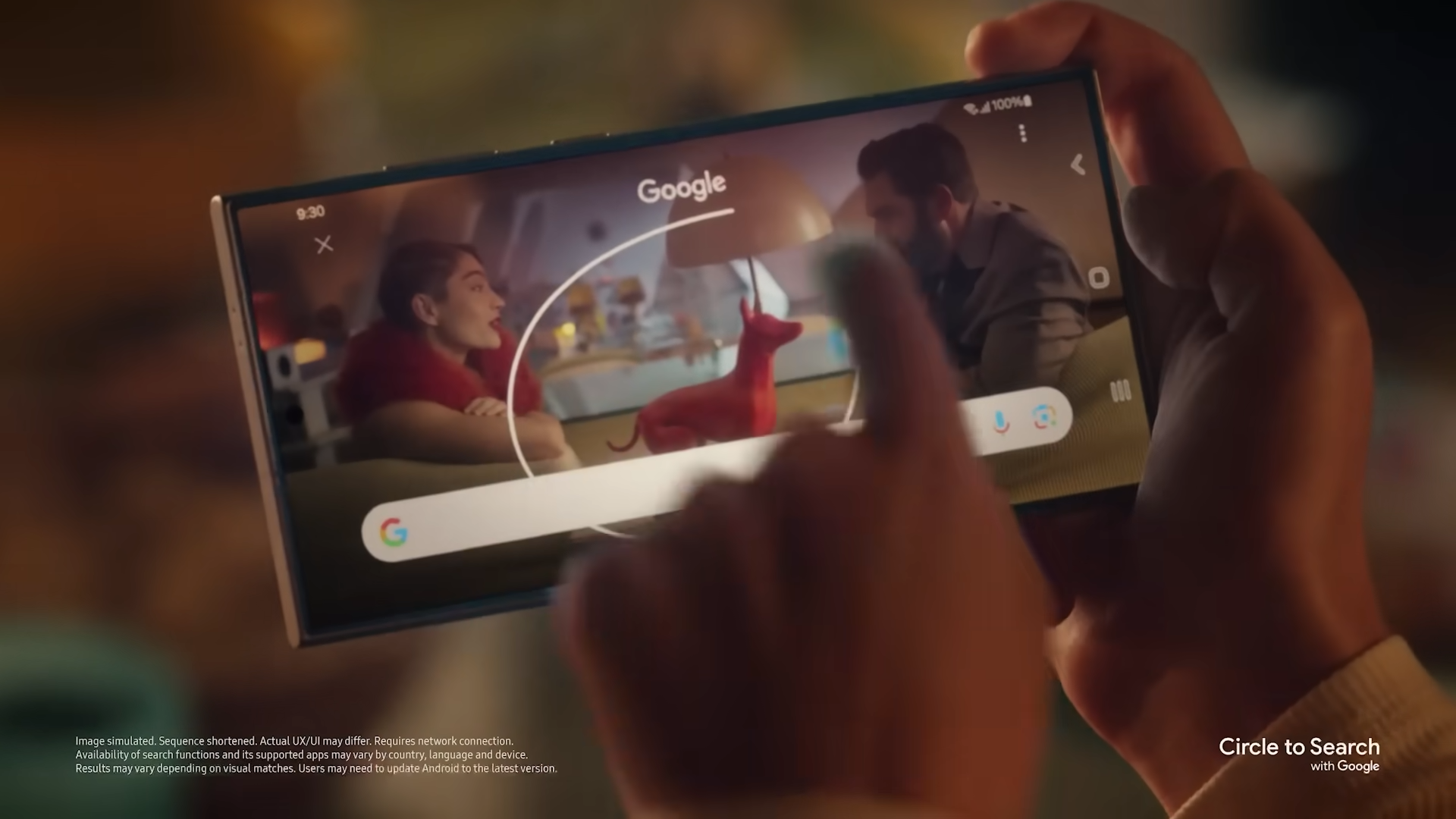 Samsung Galaxy S24 Ultra - Circle to Search