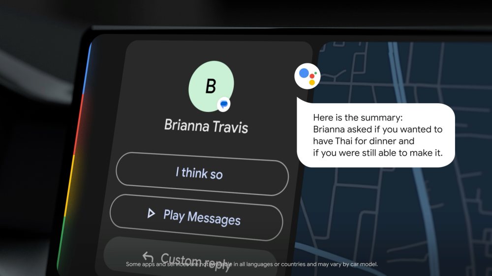 Android Auto riassume testi