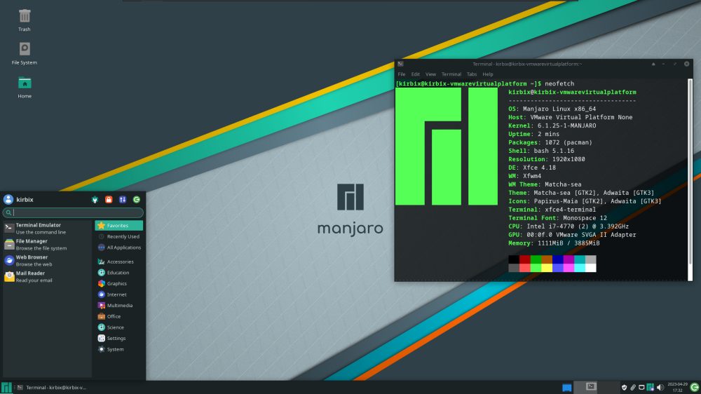 Manjaro Xfce Edition