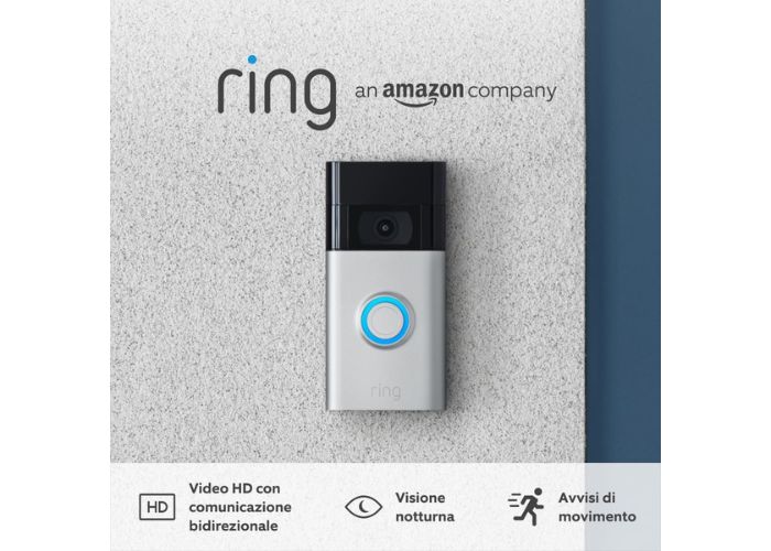 Il videocitofono RING Doorbell che devi acquistare è in SALDI su Amazon
