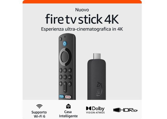 Trasforma la tua televisione con il FIRE Stick 4K, è a metà PREZZO 