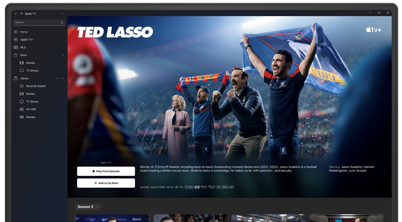 Apple TV Plus - App per Windows 10 e Windows 11 - Screen
