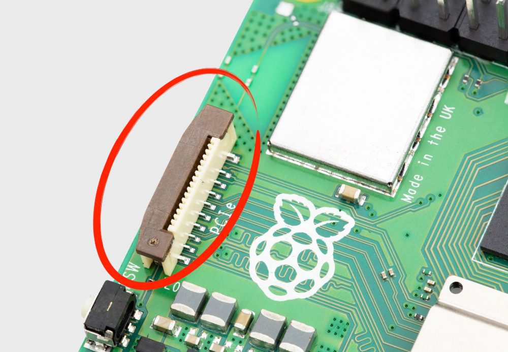 Connettore PCIe Raspberry Pi 5