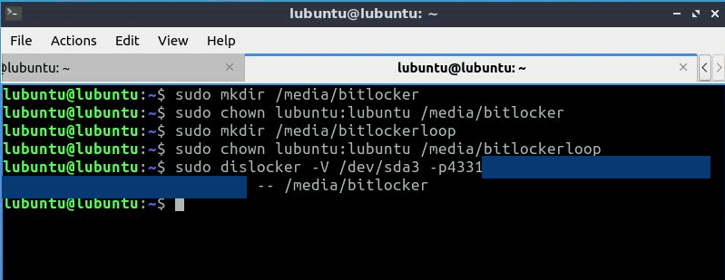 Decodifica BitLocker su Linux