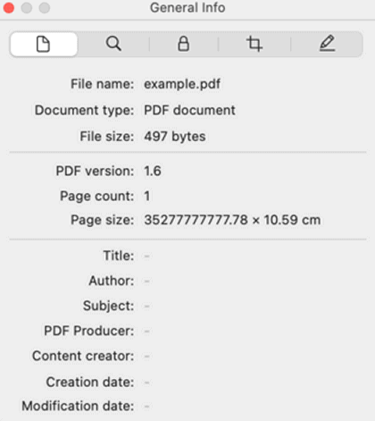 Dimensioni massime file PDF