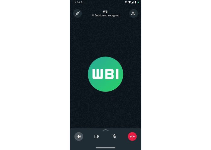 WhatsApp schermata chiamata riagganciare image aggiornamento 