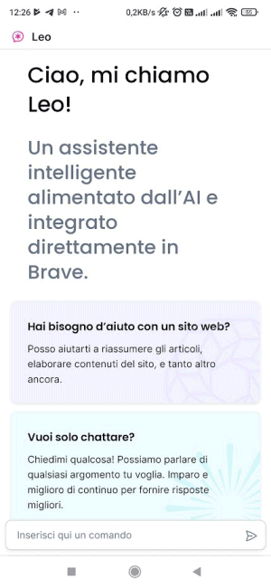 Come funziona l'assistente digitale IA Leo