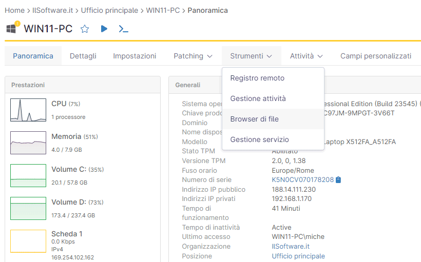 Gestione endpoint NinjaOne RMM