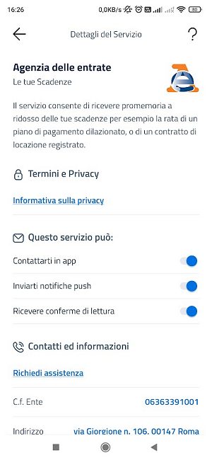 Agenzia delle Entrate app IO