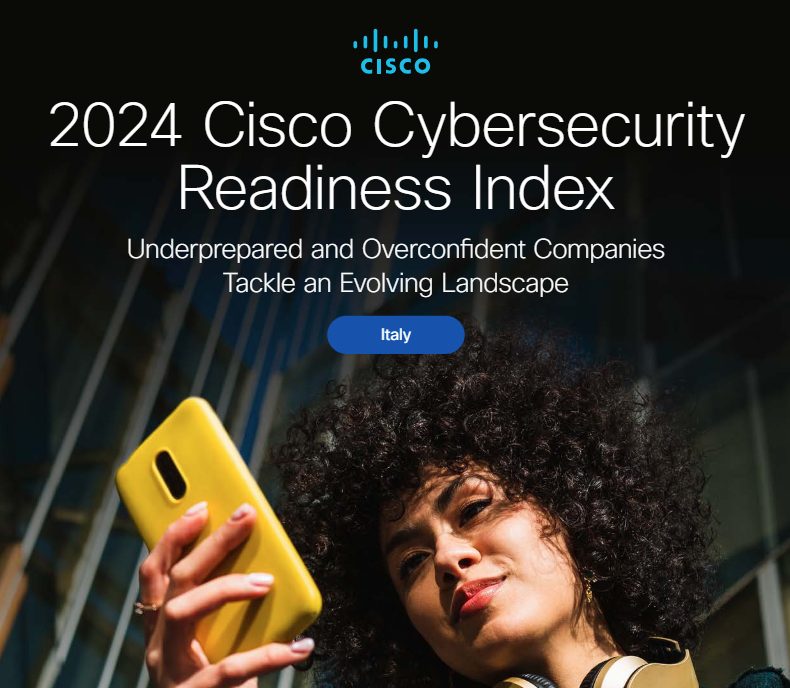 Copertina Cisco Cybersecurity Readiness Report 2024 Italia
