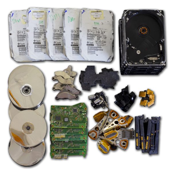 Hard disk disassemblato DiskMantler