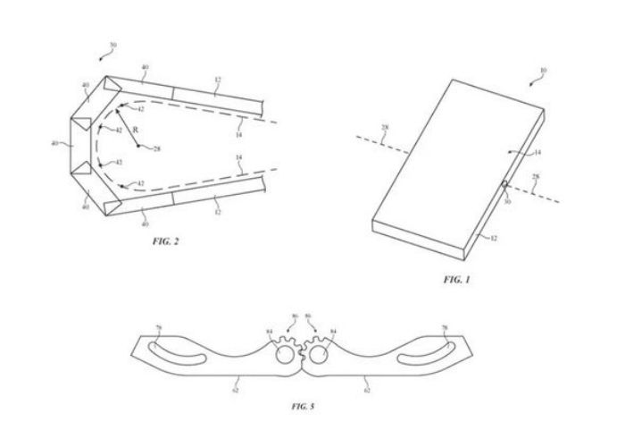iPhone pieghevole brevetto