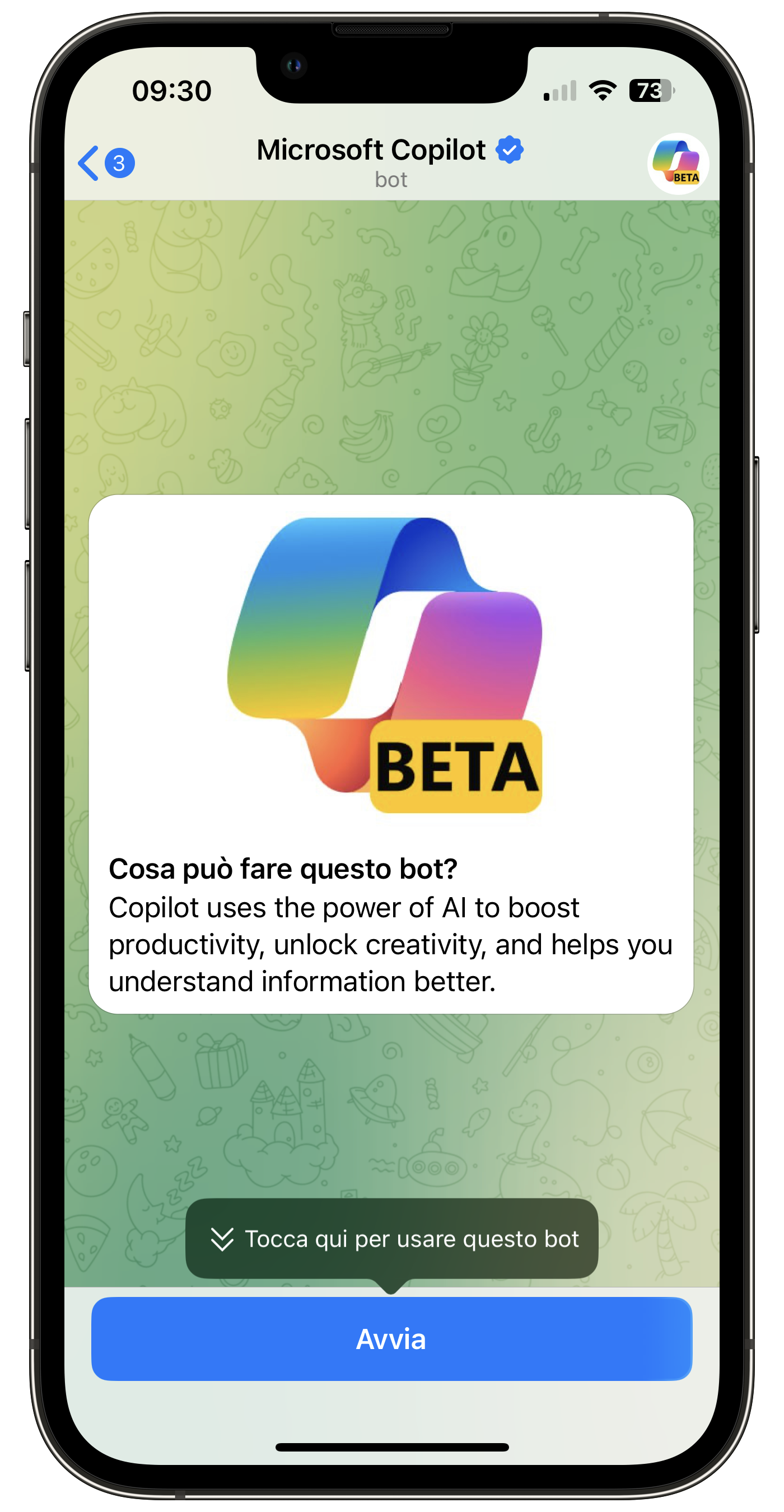 Copilot - Canale Telegram