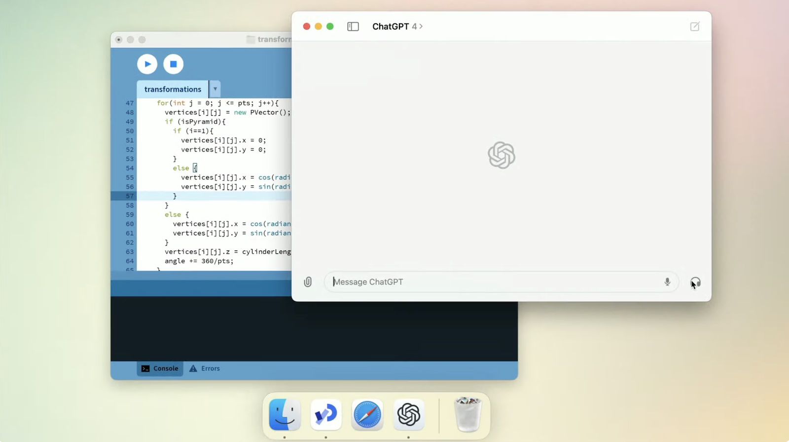 OpenAI lancia l’app di ChatGPT per Mac …