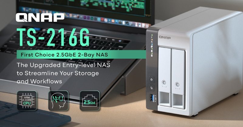 QNAP NAS TS-216G: caratteristiche e vantaggi