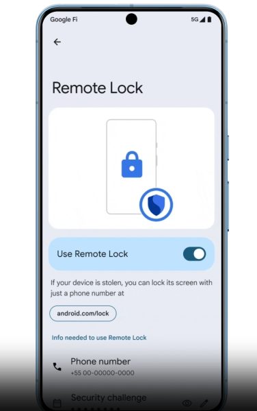 Blocco remoto Android