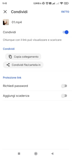 Condivisione file BeeStation