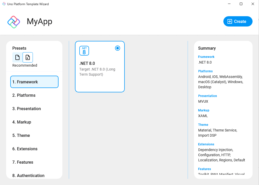 Creare programma .NET con Uno Platform