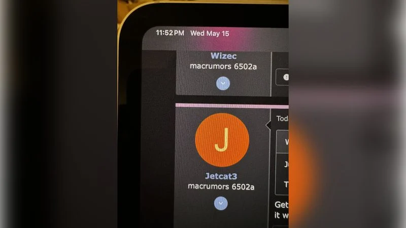 iPad Pro M4 - Display con effetto granuloso
