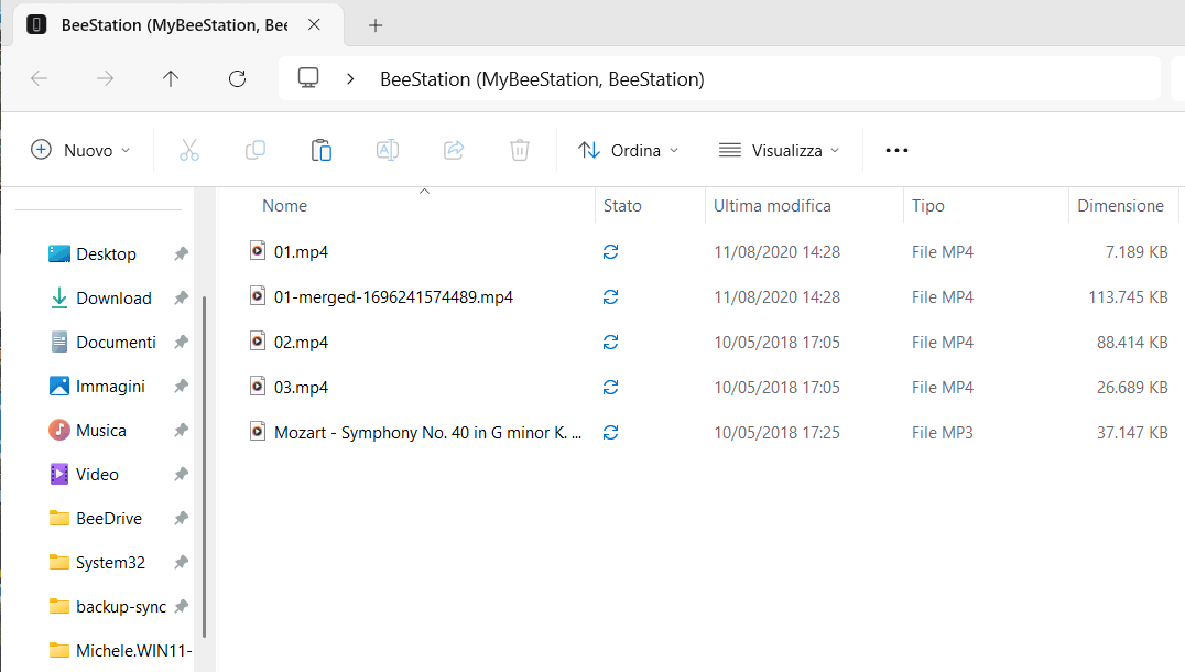 Integrazione BeeStation sistema operativo