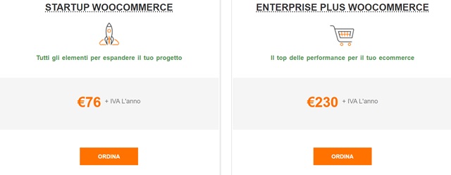 piani hosting serverplan woocommerce