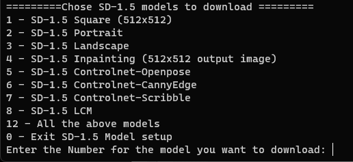 Scelta modello IA GIMP
