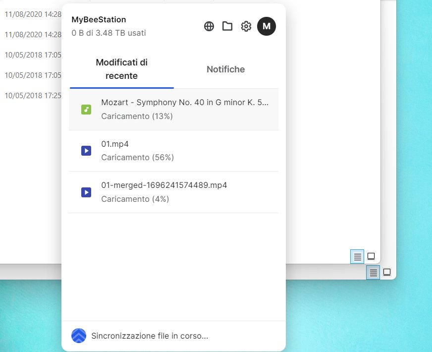 Sincronizzazione BeeFiles BeeStation