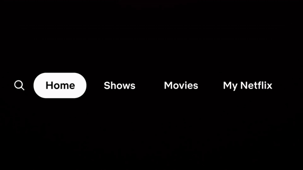 Netflix per TV - Nuova UI - Test