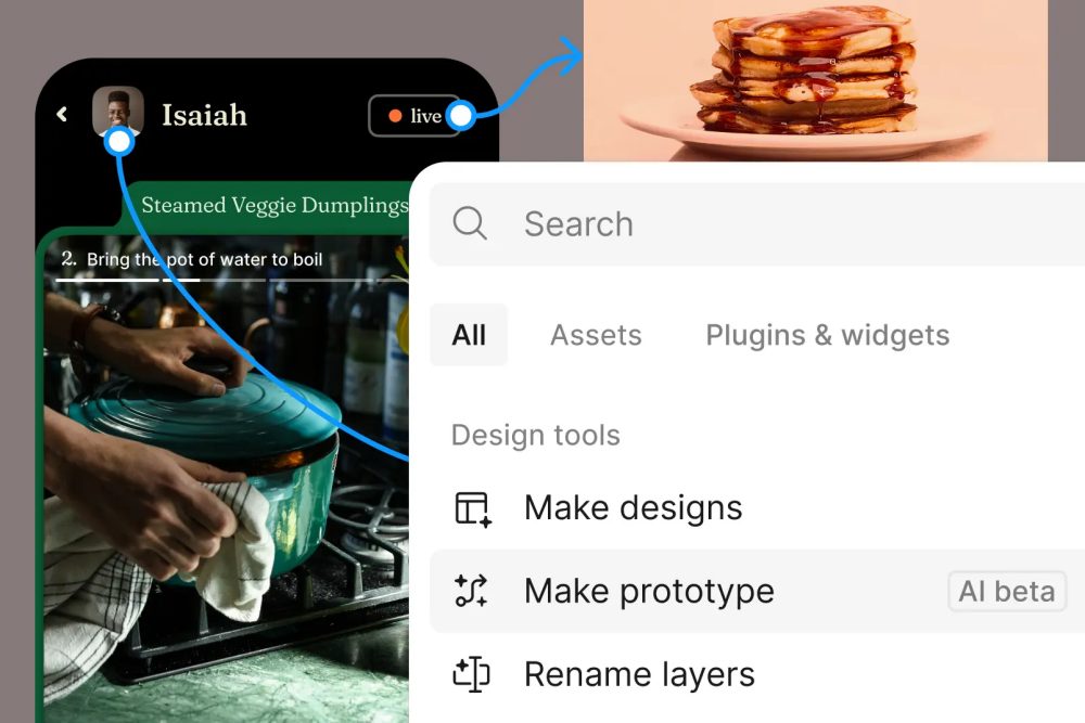 Creazione prototipo design con Figma AI
